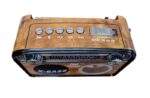 Επαναφορτιζόμενο ραδιόφωνο Retro με Bluetooth - PR-1002BT - 241434 - Black - Image 4