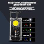 Πολυλειτουργικός φακός LED μπρελόκ - FA-G906 - 251506 - Image 2