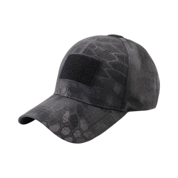 Ανδρικό καπέλο jockey στρατιωτικού τύπου - M02 - 270607 - Grey/Black