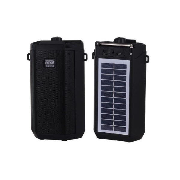 Ασύρματο ηχείο Bluetooth με ηλιακό πάνελ & φακό - NS95S - 881384