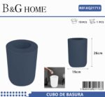 Κάδος απορριμμάτων μπάνιου πλαστικός - Blue - 21719 - Image 2