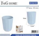 Θήκες οδοντόβουρτσας πλαστικές σε σετ 5Χ - Light Blue - 21687 - Image 2