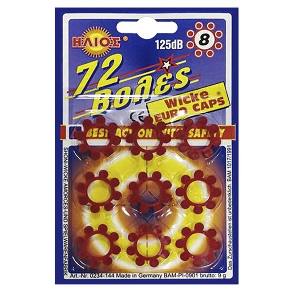 Καψούλι 8σφαιρο καρ=72 Βολές  Ήλιος 0234-144