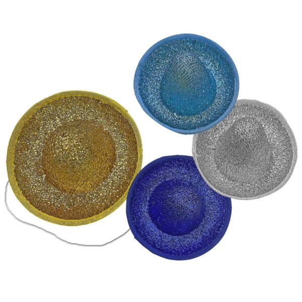 Καπελάκι Μίνι με Σκοινάκι Χρυσόσκονης Μεξικάνικο 12x7cm Carnavalista 232335