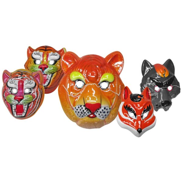 Μάσκα Πλαστική ζώα  Carnavalista 232417