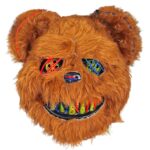 Μάσκα Τριχωτή Αρκούδα 25x25cm Carnavalista 232551 - Image 2