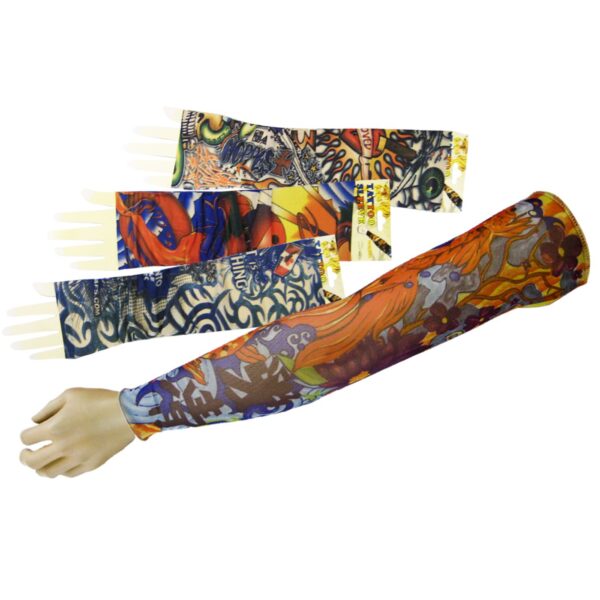 Υφασμάτινα Μανίκια Tattoo Ζευγάρι 43cm Carnavalista 23558
