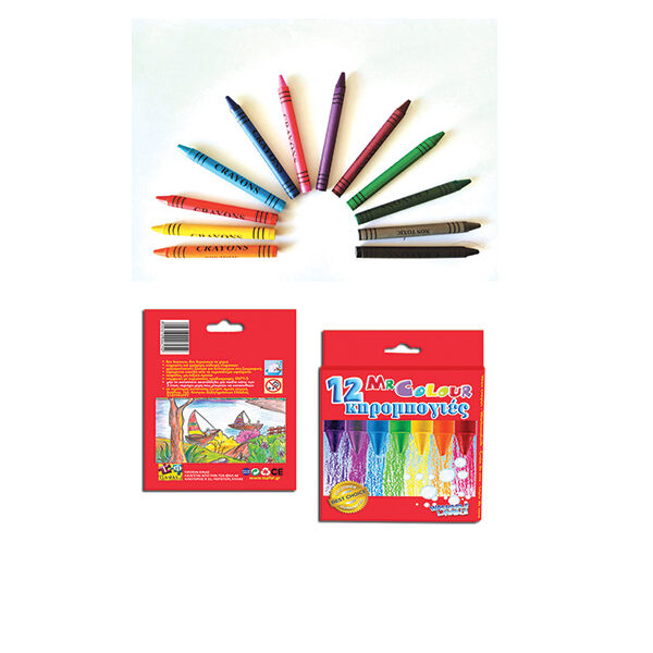 Σετ 12 κηρομπογιές