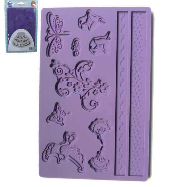 Φόρμα ζαχαρόπαστας από σιλικόνη