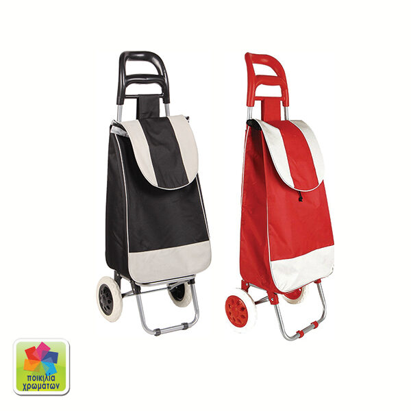 Καρότσι λαϊκής υφασμάτινο με 2 ρόδες