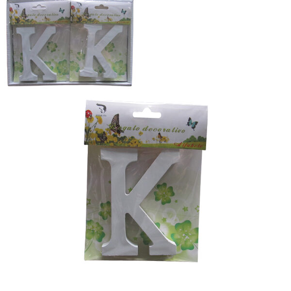 Ξύλινο γράμμα χειροτεχνίας "K"