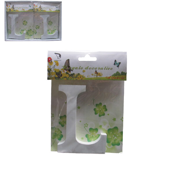 Ξύλινο γράμμα χειροτεχνίας "L"