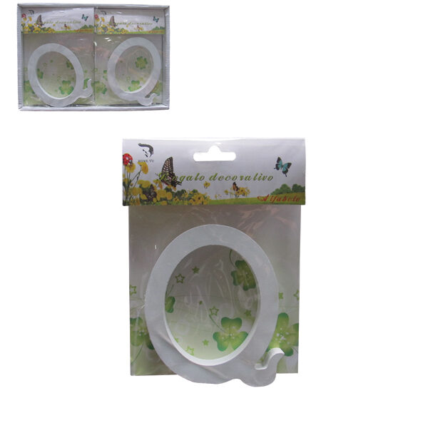 Ξύλινο γράμμα χειροτεχνίας "Q"