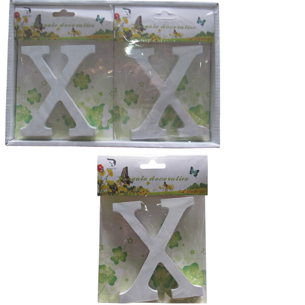 Ξύλινο γράμμα χειροτεχνίας "X"