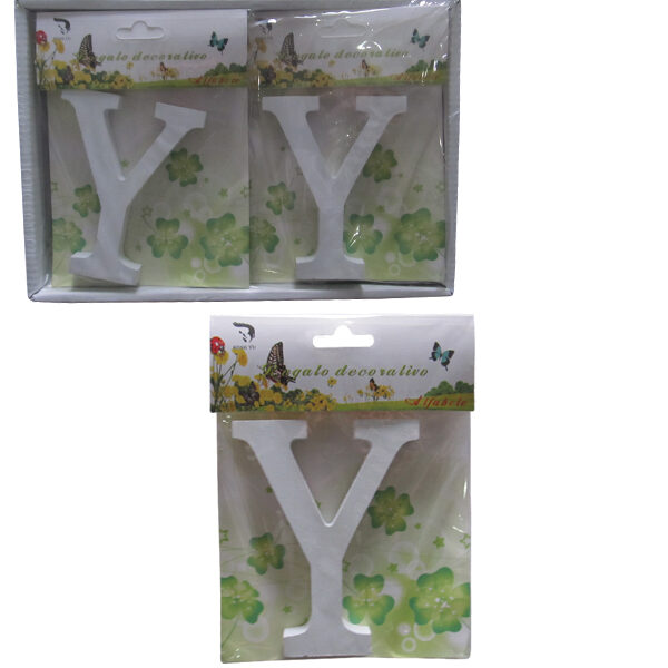 Ξύλινο γράμμα χειροτεχνίας "Y"