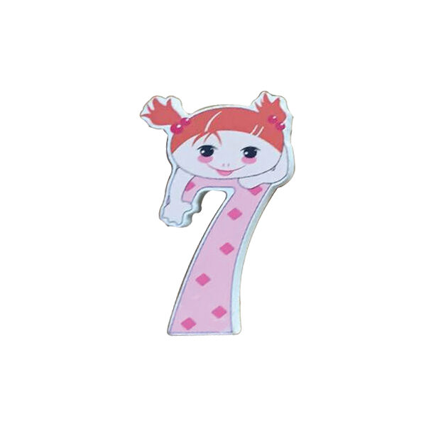 Ξύλινος αριθμός κορίτσι “7”-εφτά