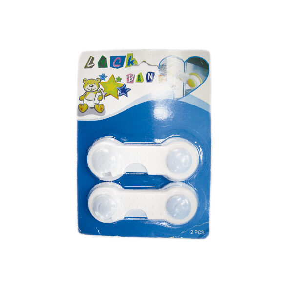 Σετ 2 αυτοκόλλητες ασφλαλειες συρταριών για μωρά