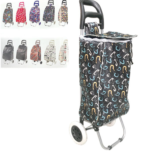 Καρότσι λαϊκής υφασμάτινο με 2 ρόδες