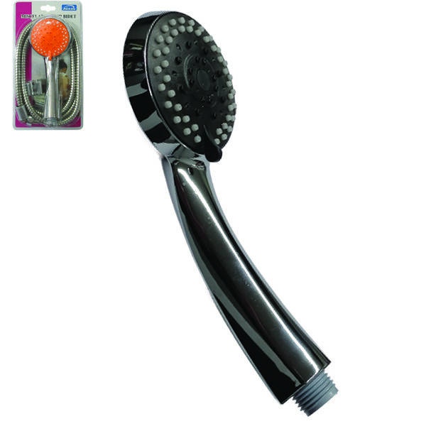 Τηλέφωνο μπάνιου 6 λειτουργιών με βάση τοίχου και σωλήνα 1,5m