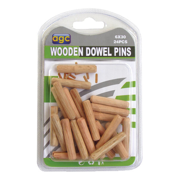 Σετ 24 ξύλινες καβίλιες Ø6mm