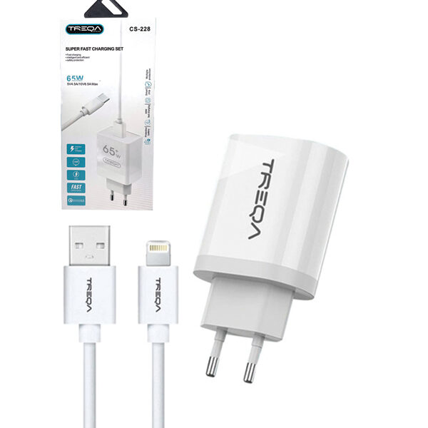 Treqa Ταχυφορτιστής για iOS συσκευές CS-228/65W