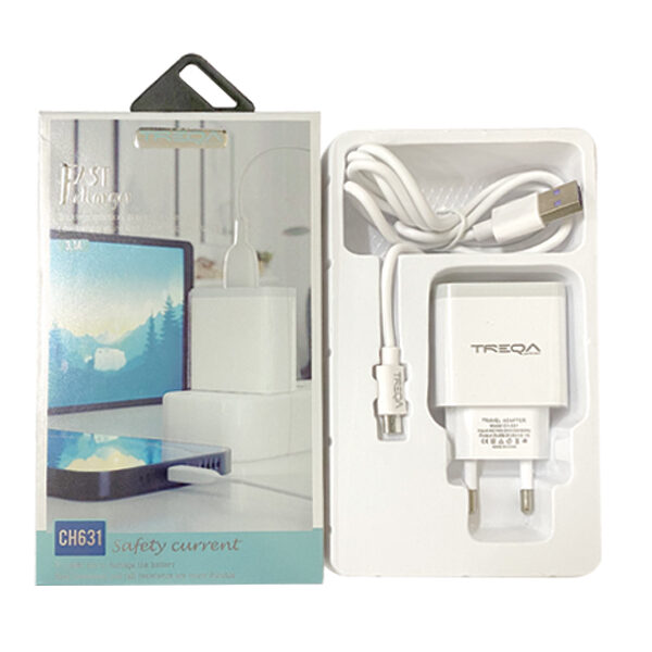 Treqa Φορτιστής CH631 2x θύρες usb | micro