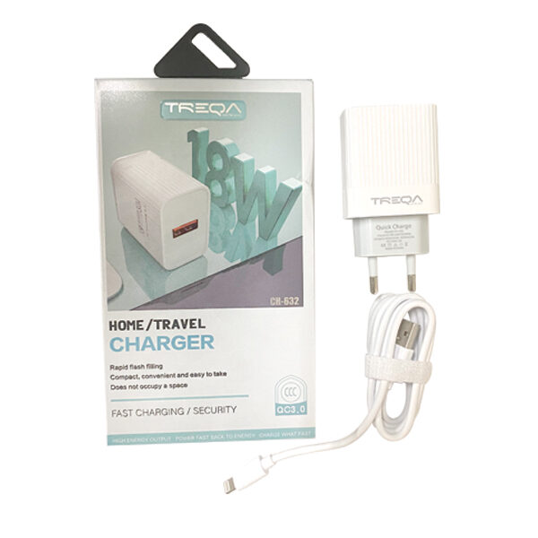 Treqa Φορτιστής usb adapter 18W CS-632 ios