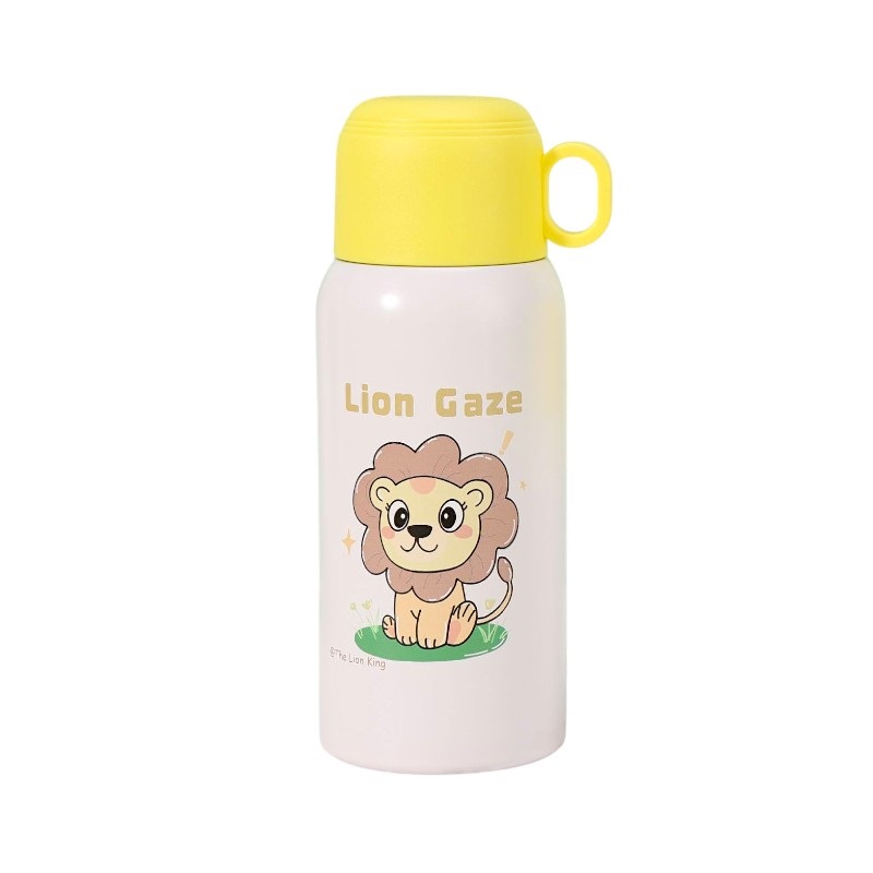 312567-2 Παιδικό παγούρι-θερμός με κούπα - 500ml - 312567 - Yellow - Image 1