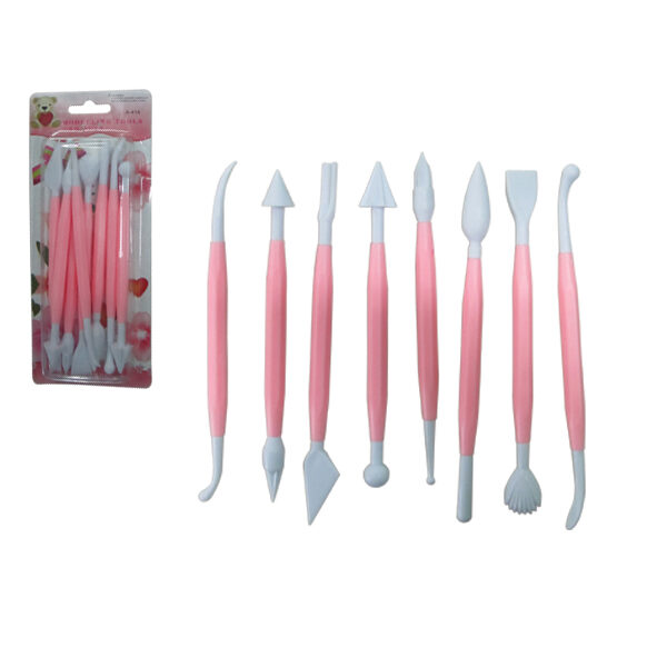 Σετ 8 εργαλεία διαμόρφωσης ζαχαρόπαστας