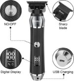 Κουρευτική μηχανή - KM-1573 - Kemei - Image 2