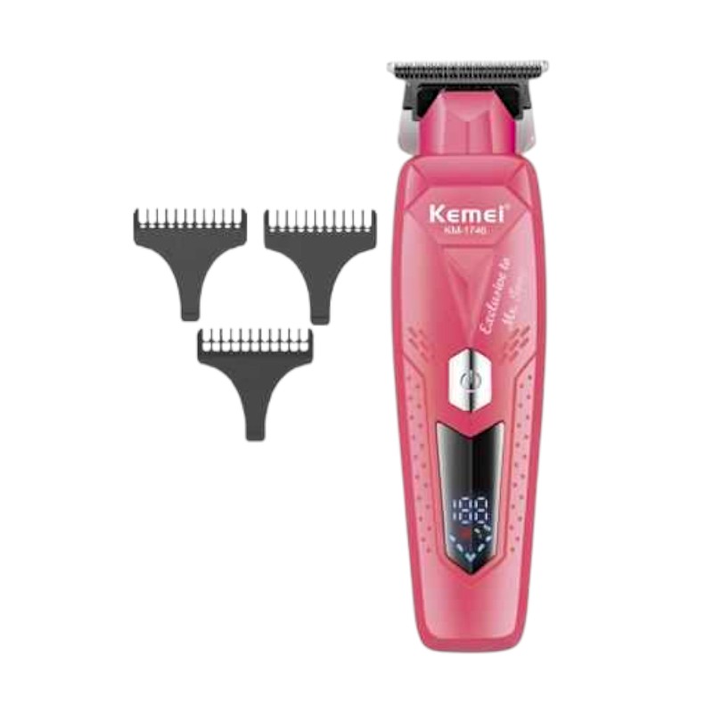 317468-1-1 Κουρευτική μηχανή & trimmer - KM-1746 - Kemei - Red - Image 1