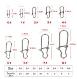 Σετ παραμάνες ψαρέματος σε θήκη - 100pcs - 831810 - Image 2