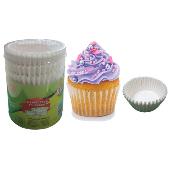 Σετ 125 πτυχωτά χαρτάκια cupcake για φούρνο