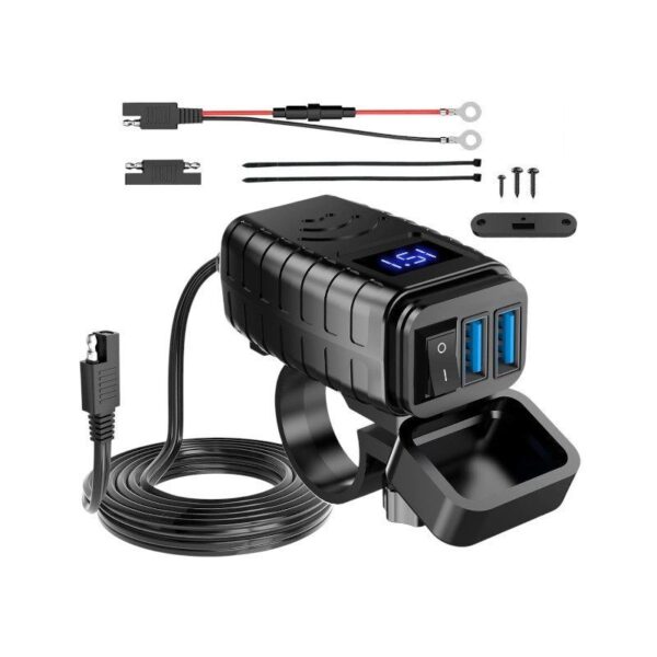 Αντάπτορας φόρτισης μοτοσυκλέτας USB - MQ3103 - 330001