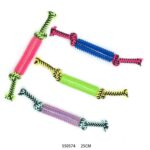 Παιχνίδι σκύλου σχοινί με μασητικό - 25cm - 12pcs - 550574 - Image 2