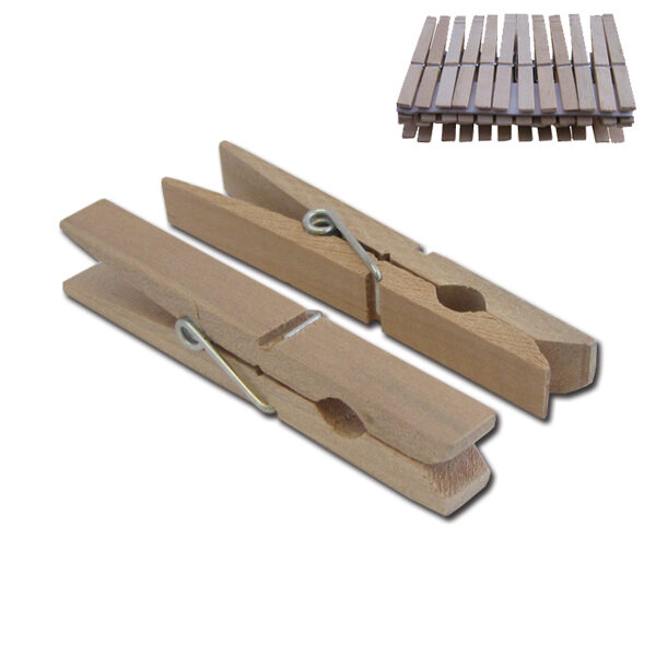 Σετ 24 ξύλινα μανταλάκια 9cm