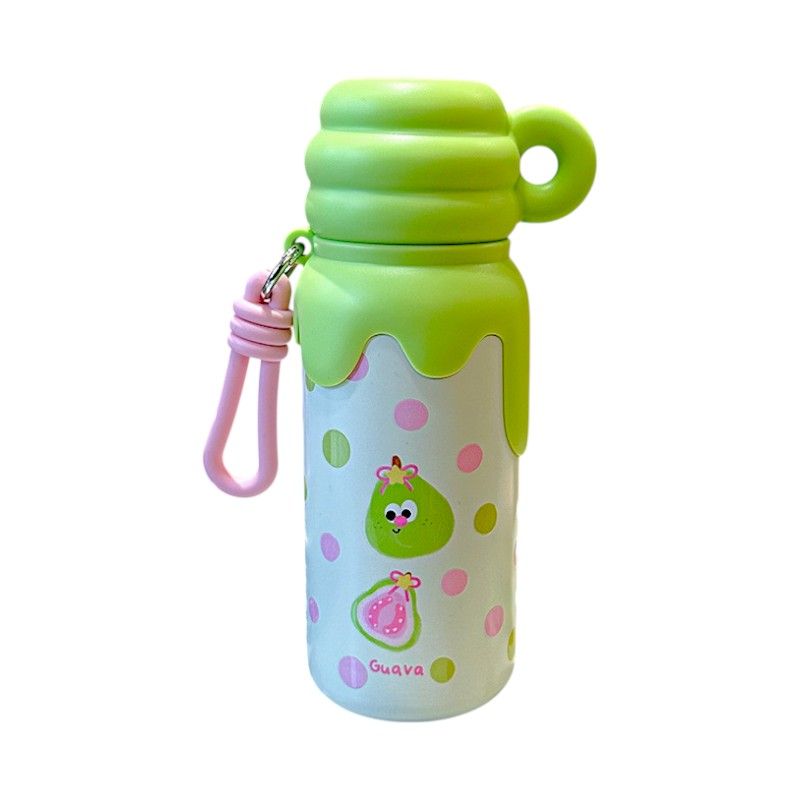 340908-1 Παιδικό παγούρι-θερμός με κούπα - 420ml - 340908 - Green - Image 1