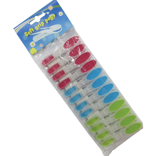 Σετ 12 πλαστικά μανταλάκια