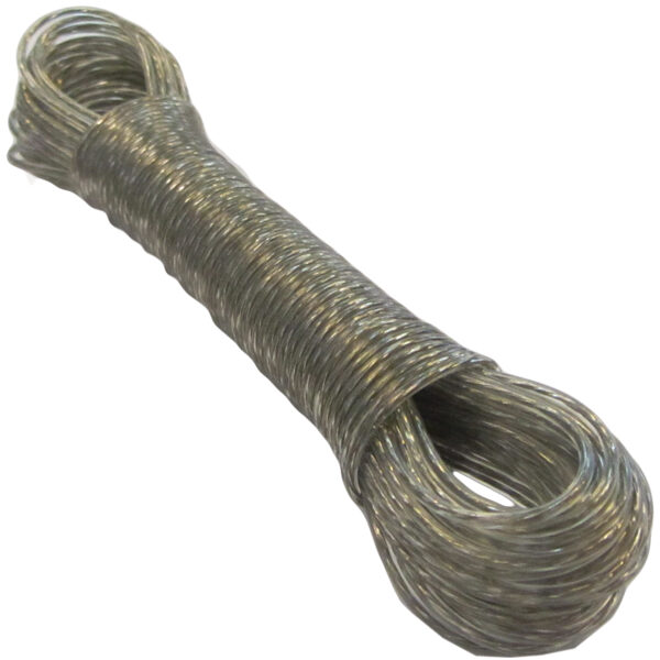 Πλαστικοποιημένο σχοινί απλώματος 10m με σύρμα