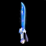 Παιδικό φωτεινό σπαθί LED - 0742 - 347496 - Blue - Image 2