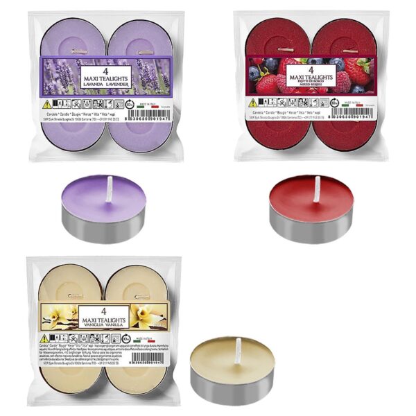 Κεριά Ρεσώ Γίγας Αρωματικά 10h 4τεμ Homie 57448