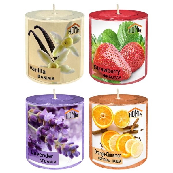 Κερί Αρωματικό Κορμός Φ6,5x7cm ø6,5x7cm Homie 5788