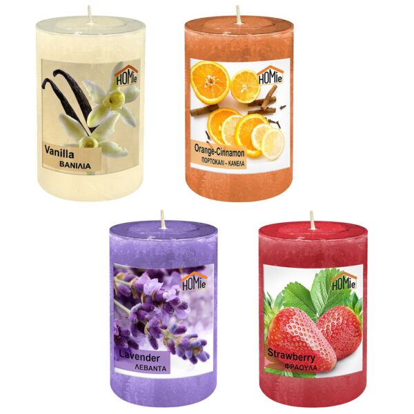 Κερί Αρωματικό Κορμός φ7x10cm ø7x10cm Homie 5789