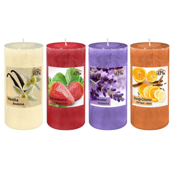 Κερί Αρωματικό Κορμός φ7x15cm ø7x15cm Homie 5790