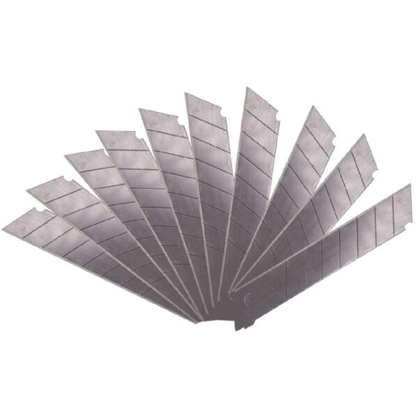 TOP MASTER Λάμες φαλτσέτας μαύρες 18x100x0.5mm SK2 10τεμ 370302