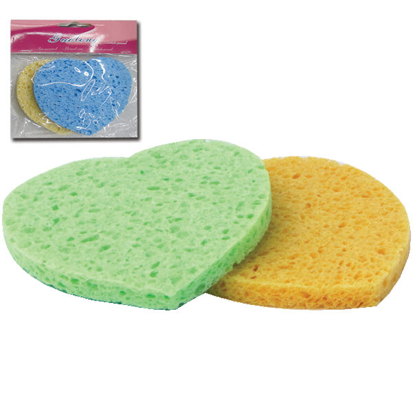 Σφουγγαράκια καθαρισμού προσώπου σετ 2