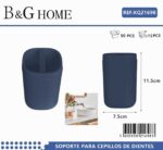 Θήκες οδοντόβουρτσας πλαστικές σε σετ 5Χ - Blue - 21698 - Image 2