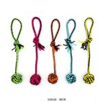 Παιχνίδι σκύλου σχοινί με μπάλα - 38cm - 12pcs - 550526 - Image 2