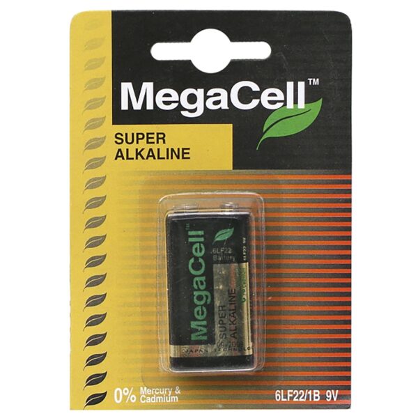 Μπαταρίες Αλκαλικές 9V *  MegaCell