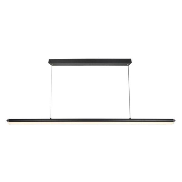 Φωτιστικό μονόφωτο "STRAIGHT" από μέταλλο/αλουμίνιο σε χρώμα μαύρο 90x5.5x100 Led